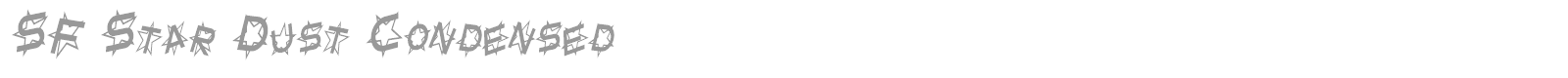 SF Star Dust font preview